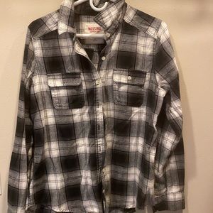 Black and white flannel
